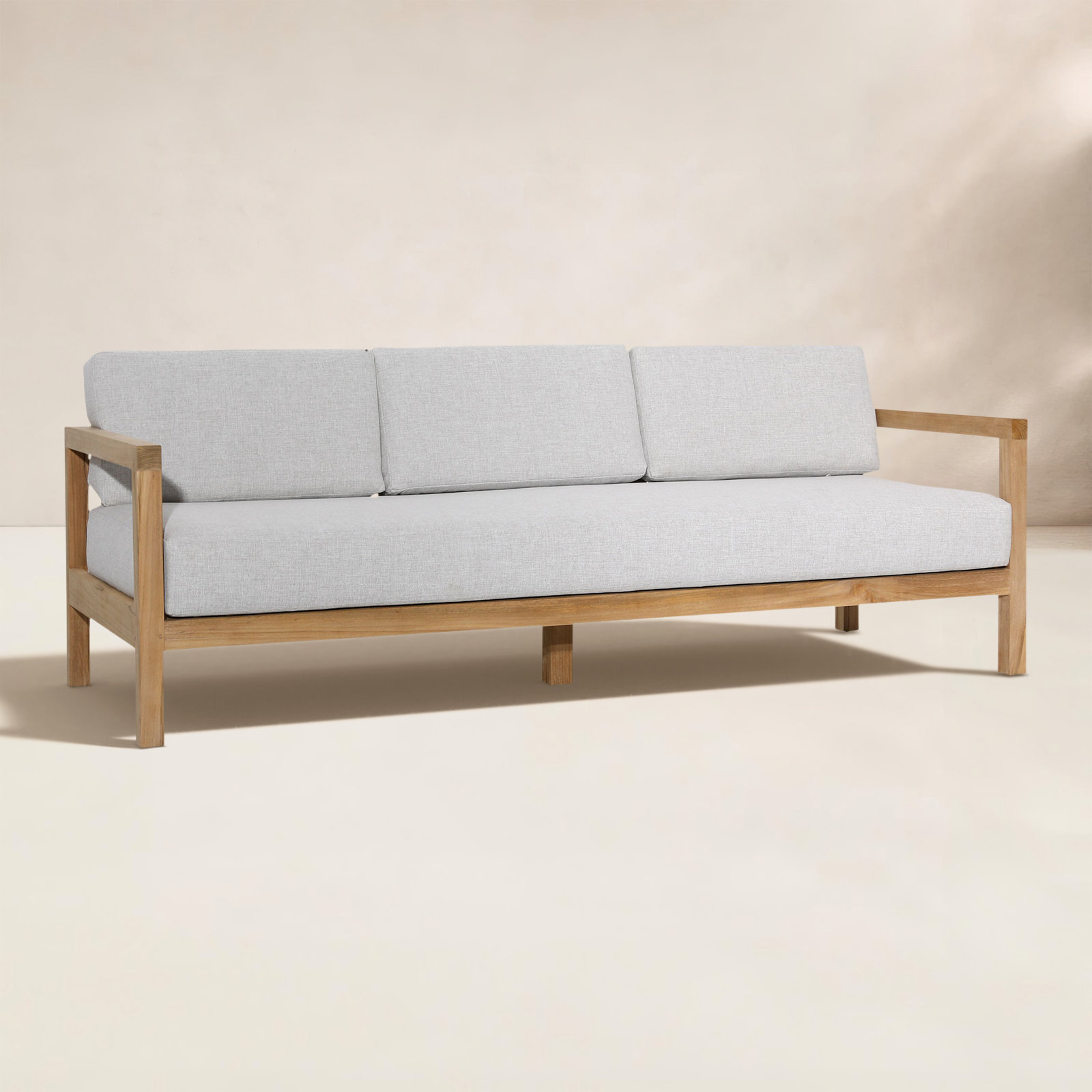 Boe 83" Teak Patio Sofa