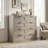 Ausherman 41.7" W 8-Drawer Double Dresser-1933669340