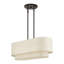 Lustre linéaire moyen en bronze 3 lumières Aselin-122725090-122725088-122725092