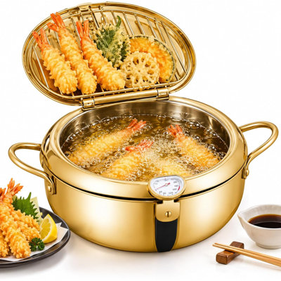Stainless Steel Fryer Pot 4.2L Deep Fryer