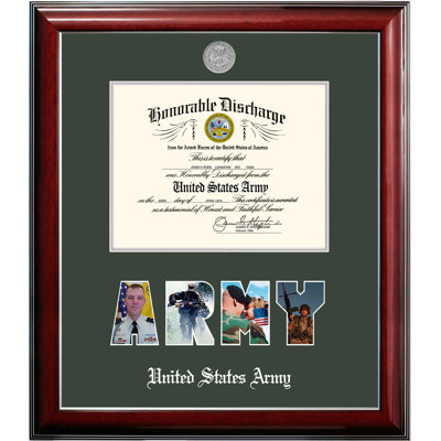 Army Discharge Classic Picture Frame