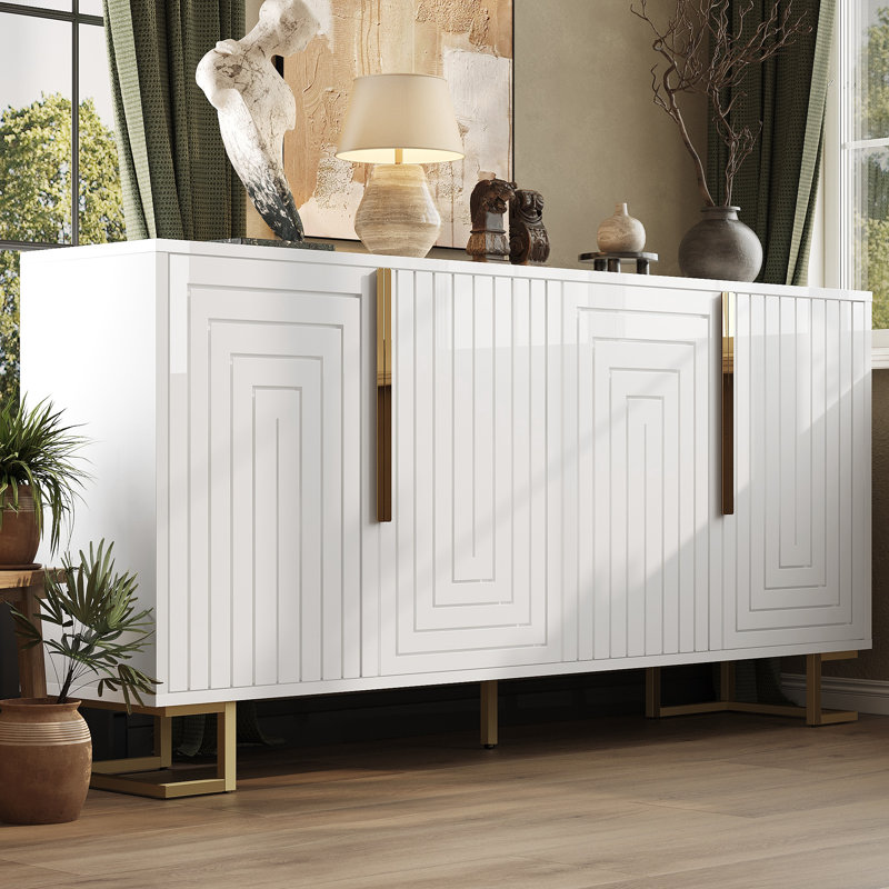 152cm Sideboard, White