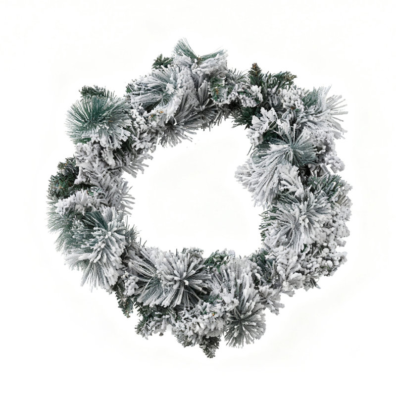 Elegant Christmas Wreath with Mixed Decorations
