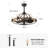 Arezo Caged Farmhouse Ceiling Fan-1183568827