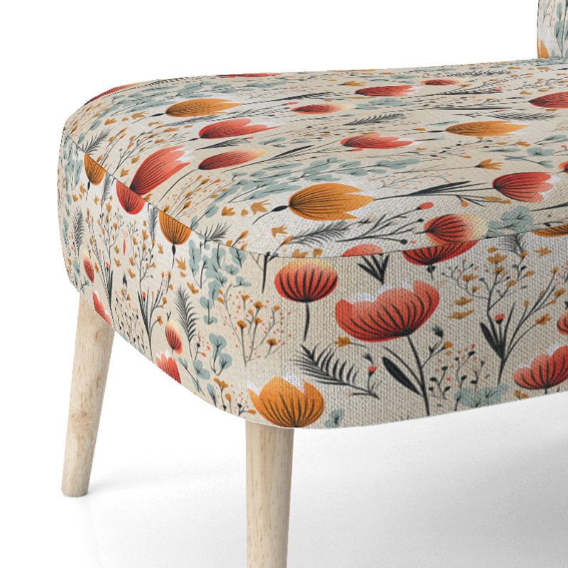 Chaise d'appoint rembourrée Meadow