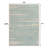 Kaylonie Modern Berber Stripe Cream/Turquoise Rug-1885436923
