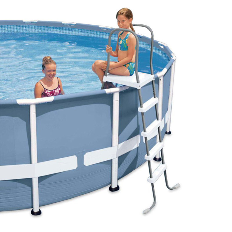Intex Swimming Pool Ladder for 52" Wall Height Pools & Pool Side Vacuum Cleaner