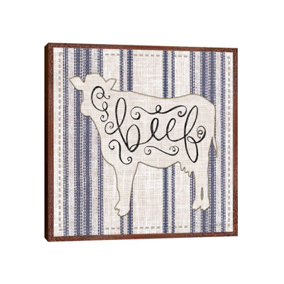 Beef 1 Piece Wall Art on Canvas