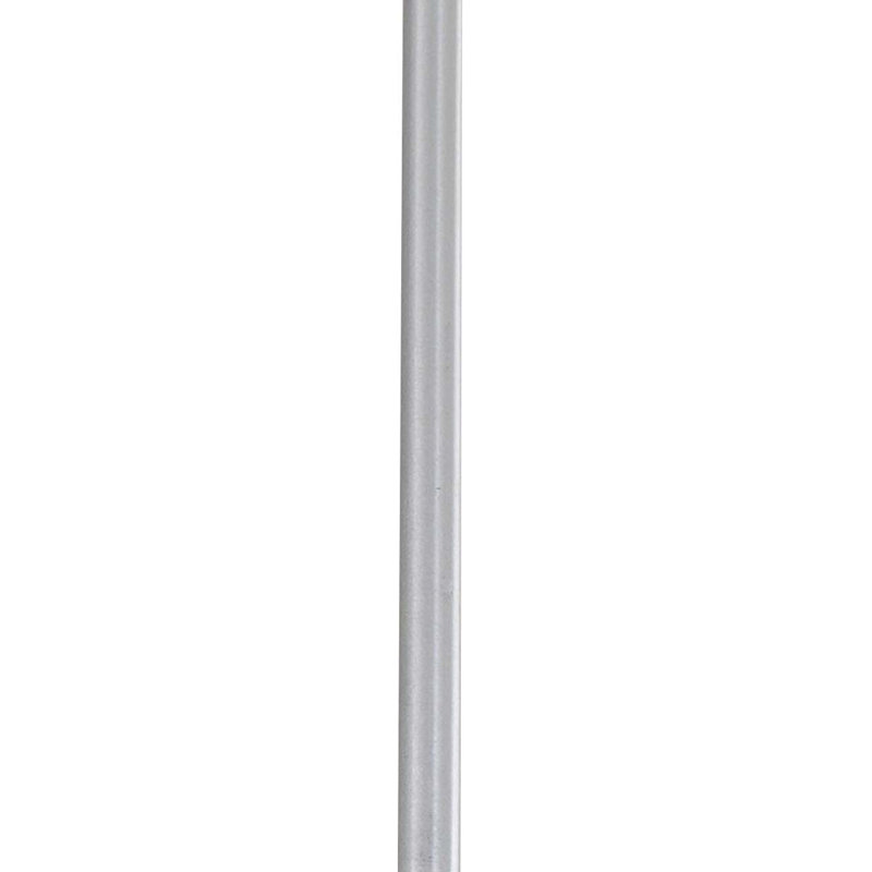 Ceiling Fan Downrod, 72" H x 0.75" W x 0.75" D, Brushed Aluminum