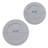 BIA Cordon Bleu 16 Piece, Honeycomb Dinnerware Set, Gray