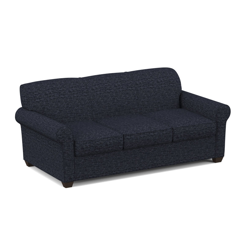 Finn 83" Rolled Arm Sofa Bed with Reversible Cushions, Cafelle, Ridgecrest Putty, Hybrid