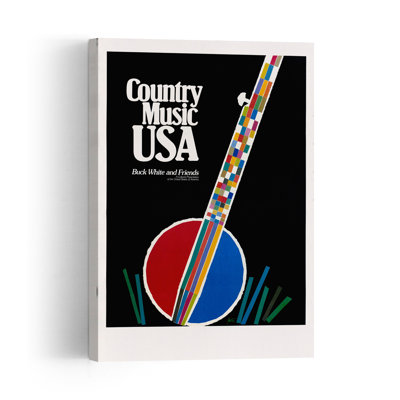 Affiche murale contemporaine Country Music USA