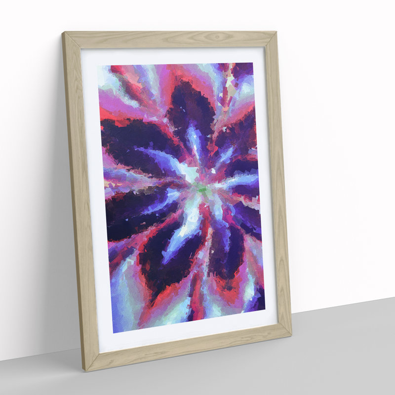 Limitless Abstract - Framed Print, 34cm H x 25cm W x 2cm D, Oak