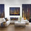 «New York Skyline at Night», photographie encadrée sur toile-26664953