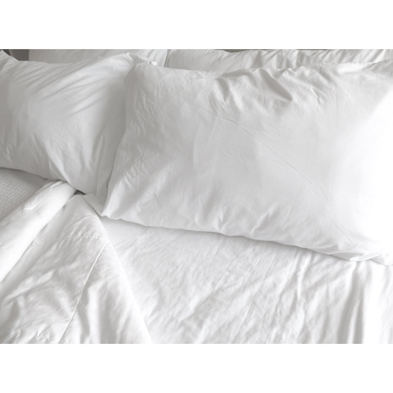 Performance Collection Pillowcase – 250 TC Cotton/Poly Percale, Wrinkle-Resistant, Industrial Laundry Durable