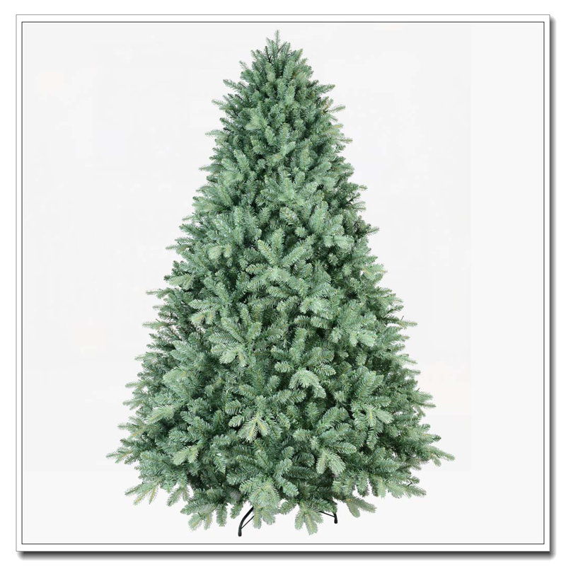 Arbre de Noël 7,5 pi avec teinte bleu-vert, Non, H 7,5 pi