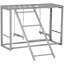 Ensemble de jeu de poules avec 3 ou 4 oiseaux Pawhut, accessoire de poulailler en bois avec plusieurs perchoirs et échelle-113406298