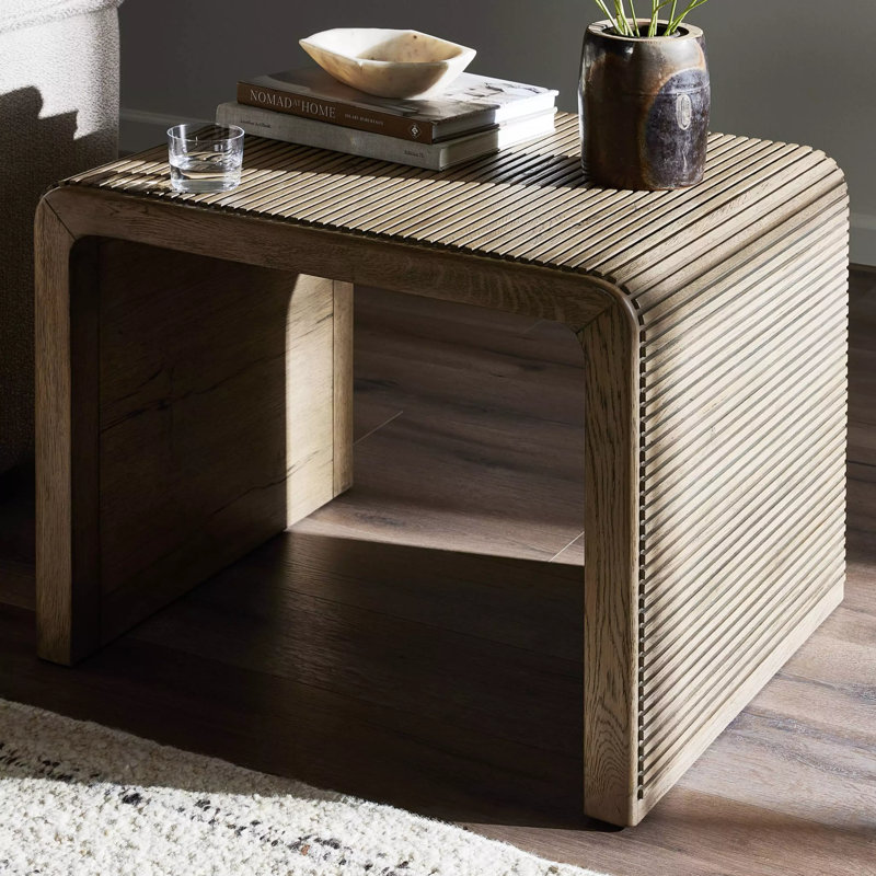 Leo End Table, Brown