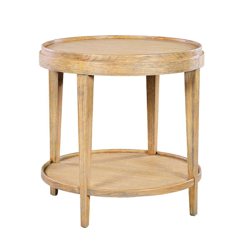 Liz Side Table - Round, Rabbit, 27" H x 27" W x 27" D