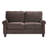 Serta Copenhagen 61" Round Arm Fabric Loveseat with Storage-1222613323