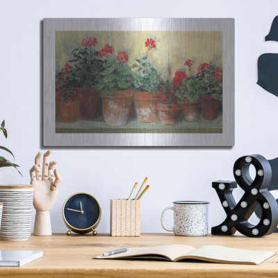 " Kathleens Geraniums " by Carol Rowan