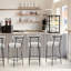 Anani Upholstered Counter Stool with Metal Frame