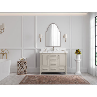 Meuble-lavabo simple avec comptoir 42 po Aberdeen