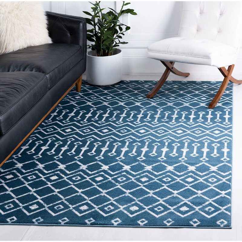 Aemtenan Abstract Indoor Rug, Rectangle 9'10" x 13'