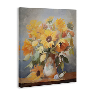 Art mural sur toile Bright Sunflower Medley par Ramona Murdock
