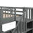 Gray Twinfull Bunk Bed With Twin Trundle And Thoughtful Storage Configuration Trundle, Intuitive Design-608579058