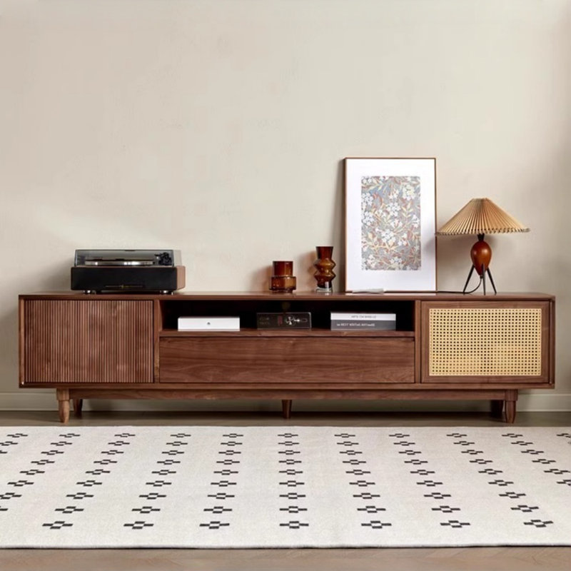Retro Solid Wood TV Stand