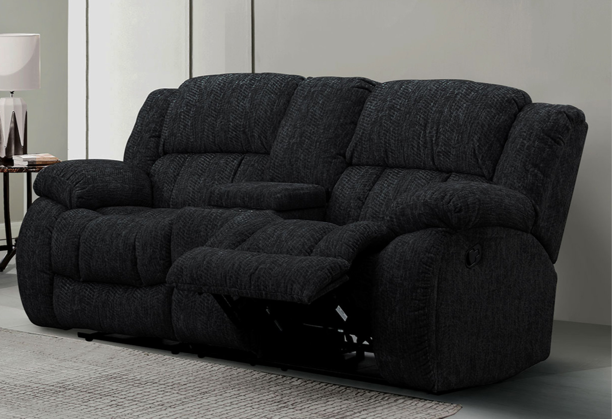 Red Barrel Studio STONIC CONSOLE RECLINING LOVESEAT - Wayfair Canada