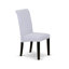 L'ensemble de mobilier de salle à manger 9 pièces comprend une table rectangulaire en bois avec feuille papillon et 8 chaises Parsons en tissu gris, noir-655292492-655292489-655292488