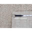 Tapis de couloir gris nouvel âge en soie 2 pi 5 po x 12 pi Catheleen