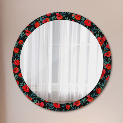 Huldar Glass Flat Wall Mirror