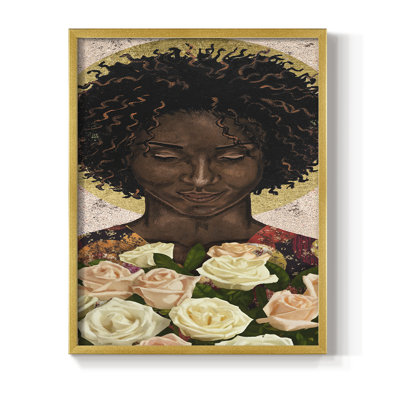 Meditation I Framed Print - Solid Wood