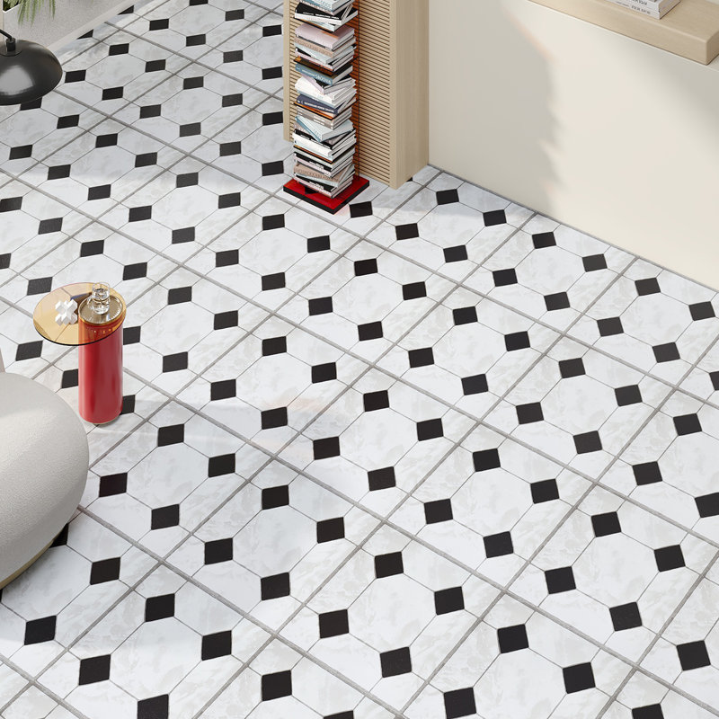30Pcs Self-adhesive PVC Flooring Tiles Set