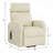 Synthetic Leather Power Motion Recliner W/Lift-1378567588