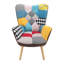 Janig Velvet Wingback Chair