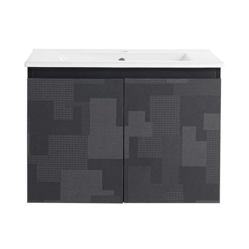 Meuble-lavabo mural flottant Chris de 24 po