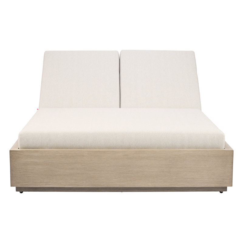 Double chaise longue Varadero Beach - gris