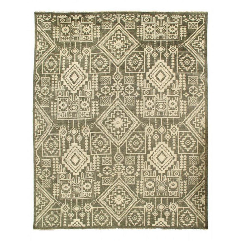 Isabelline Fine Hand Knotted Modern Rug - 8'2'' X 10'2''