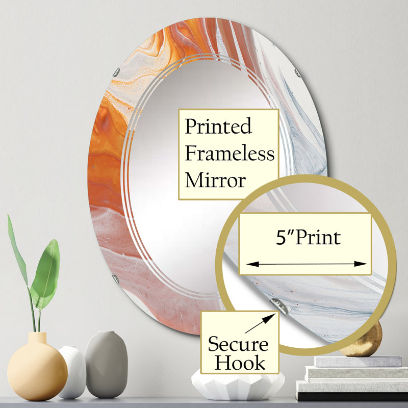 Miroir de salle de bain sans cadre, 30 po x 20 po