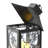 16" Black Halloween Haunted House Lantern