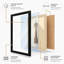 Wooden Queen Minimalist - Framed Print-596533826-596533829