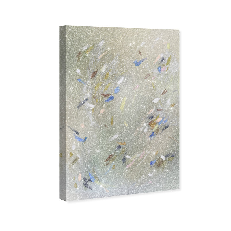 Spontaneous Trace Print by Oliver Gal, 15"H x 10"W, Gallery Wrapped
