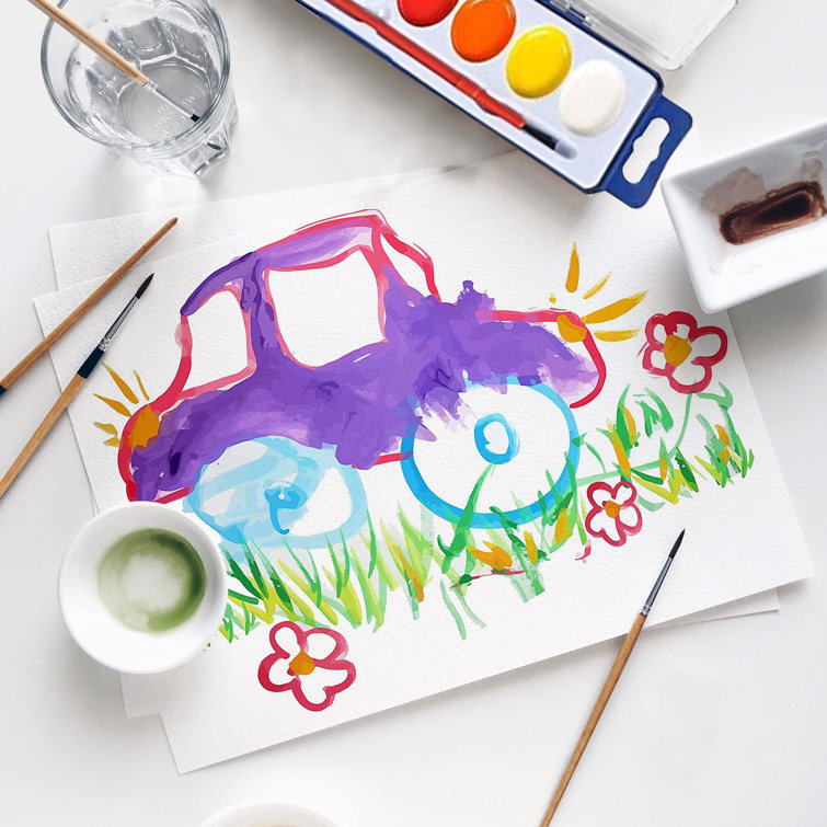 Amazaque Plateau de peinture pour enfants Art School - Wayfair Canada