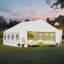 Pavillon de jardin en acier galvanisé 20 pi Aoodor L 26 pi. Tente D Party