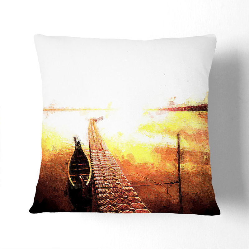Square Cushion, White, 40cm H x 40cm W x 15cm D