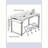 Outdoor Portable Folding Table Large